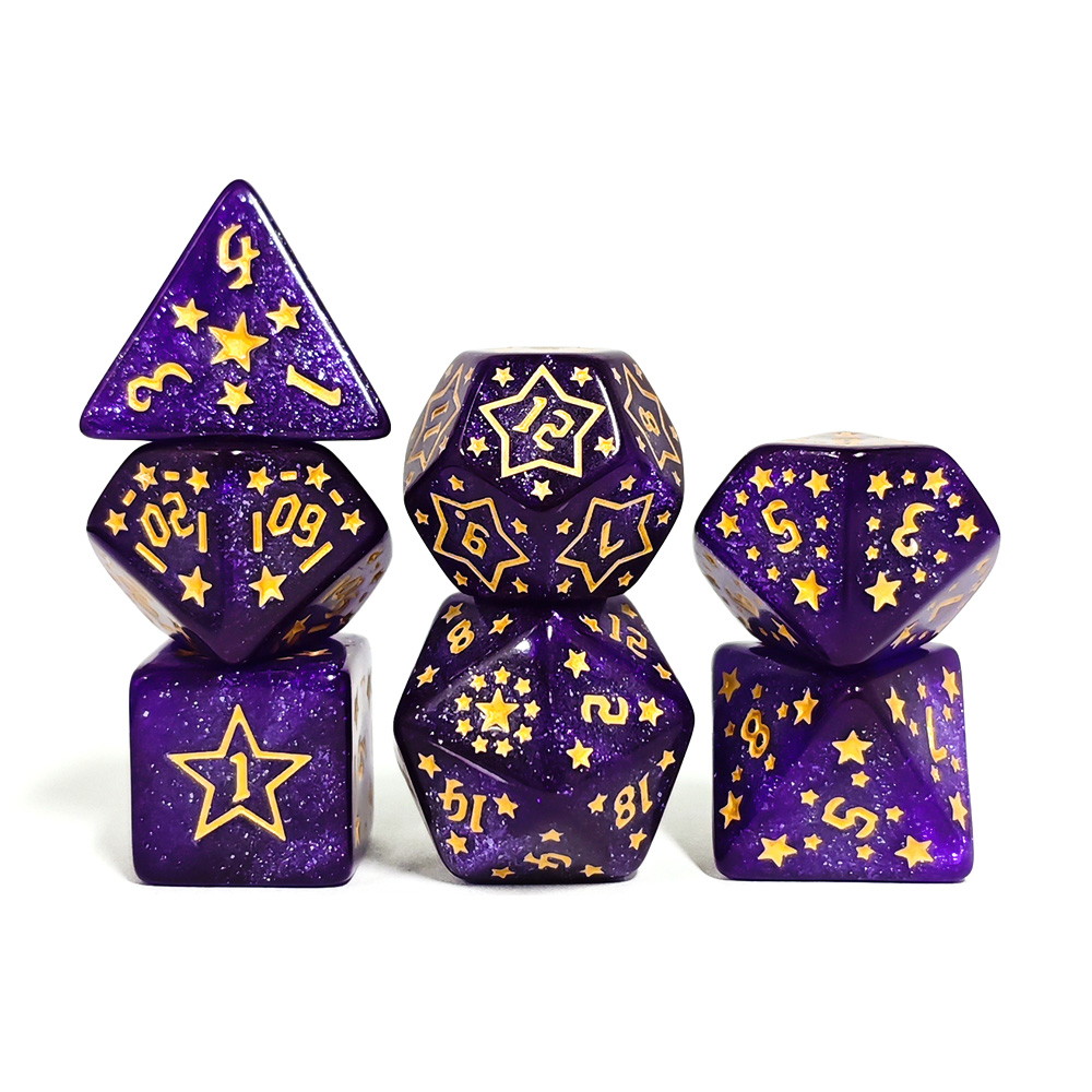 Dice Set Polyhedral - 주사위 세트 보드 게임 롤링 주사위