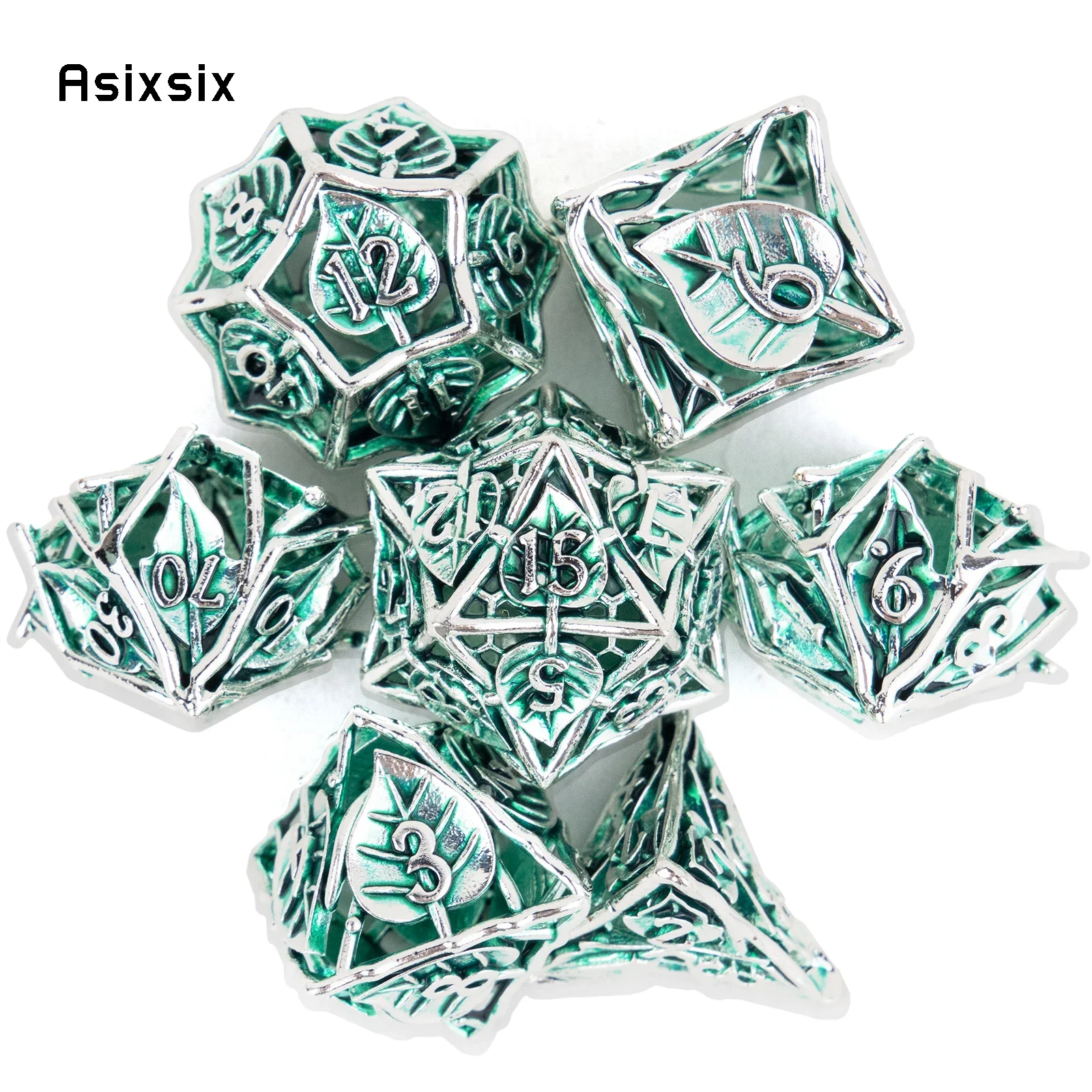 Dice Set Polyhedral - 금속 주사위, 테이블탑 RPG 및 카드