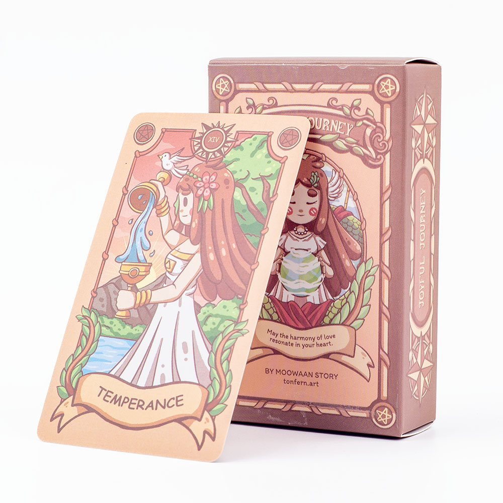 Board Game Illustrator - 즐거운 여행 타로 데크 - 귀여운