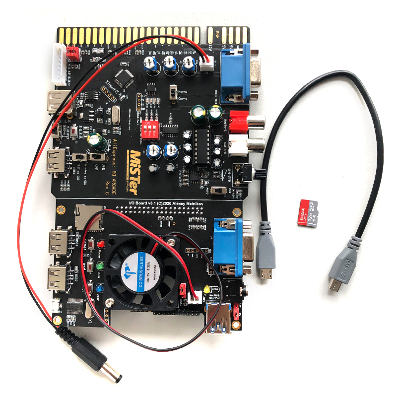 Board Game Io - Mister FPGA 풀 키트 DE10-Nano Mister-JAMMA/JVS