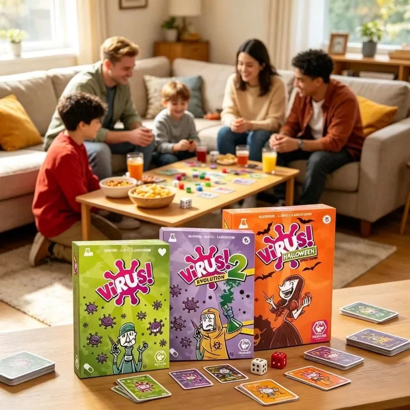Board Game Virus - 흥미로운 바이러스 카드 게임 & 바이러스