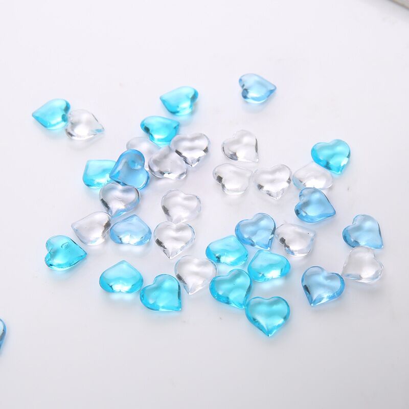 100PCS 10*4mm 하트 모양 아크릴 투명한 전당 - Board Game The Sims 리뷰 및 가격