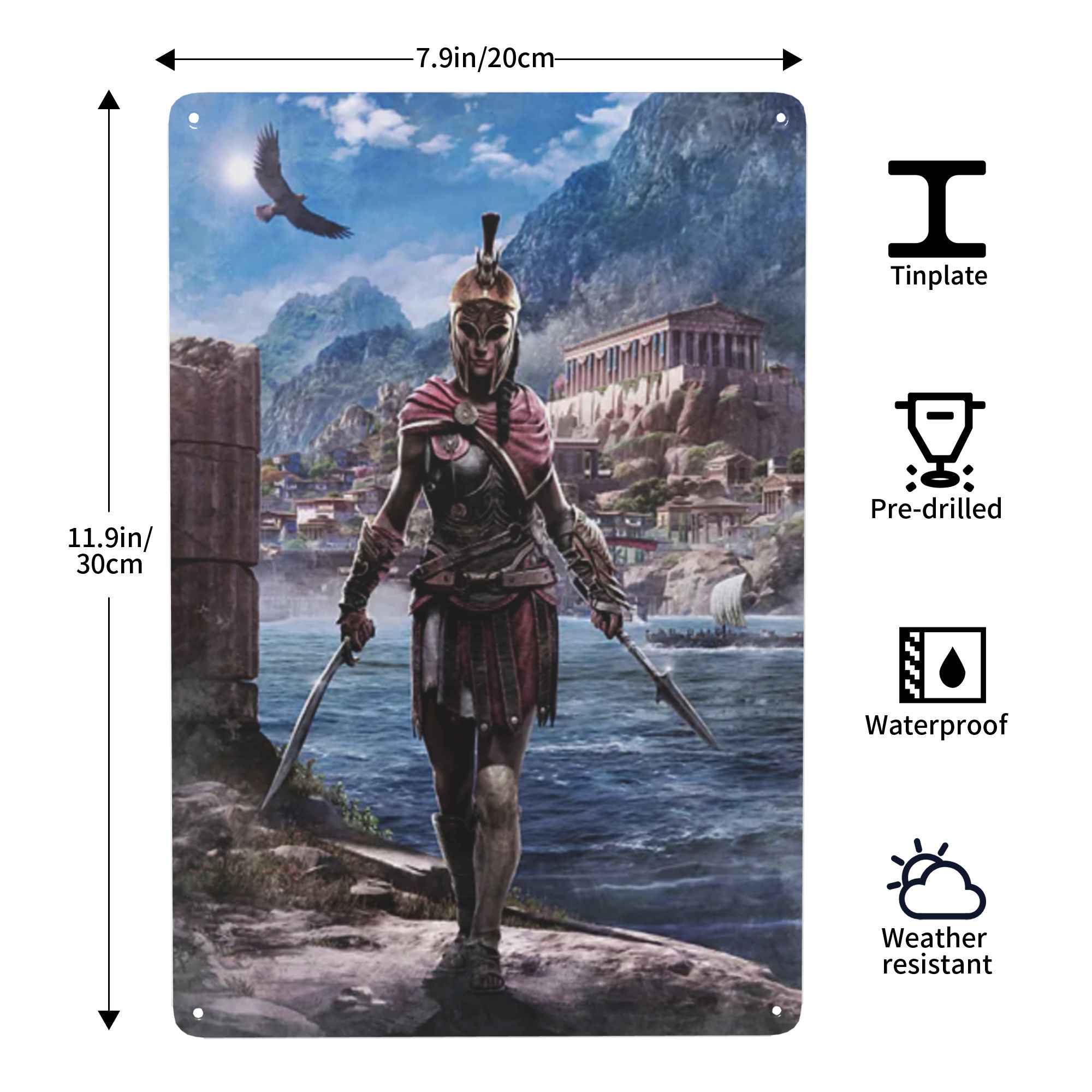 카탄 보드게임에서 영감을 받은 일러스트 포스터 틴 월  - Board Game Illustrator 리뷰 및 가격