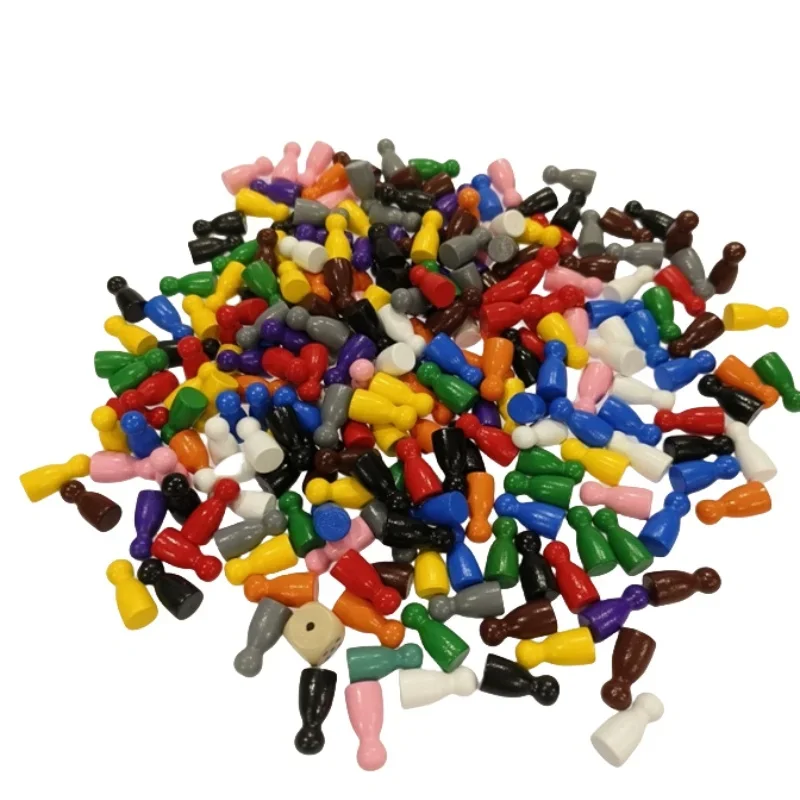 100 Pcs 다채로운 나무 체스 마커 24x12mm  - Board Game The Sims 리뷰 및 가격