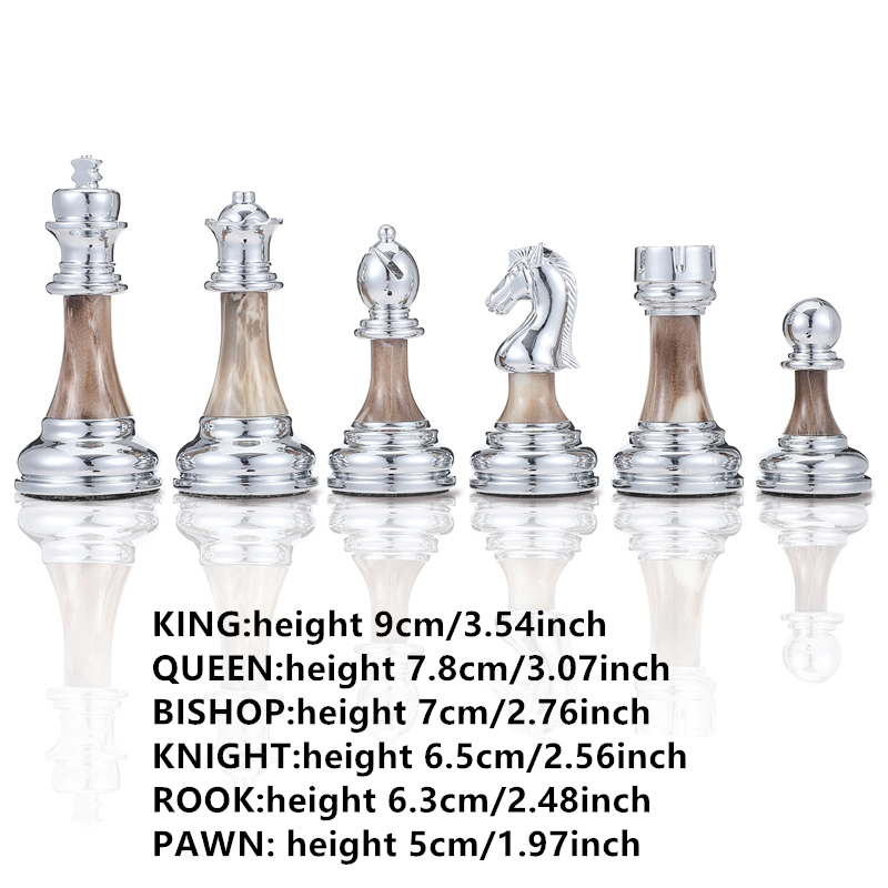 대형 체스 세트 45cm/17.7인치 나무 체스판, 고 - Board Game Quacks 리뷰 및 가격