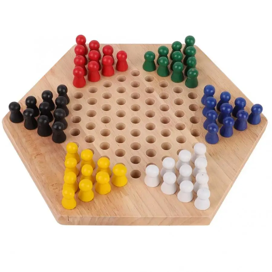 나무 교육 보드 어린이 클래식 Halma 중국어 체커  - Board Game Quacks 리뷰 및 가격