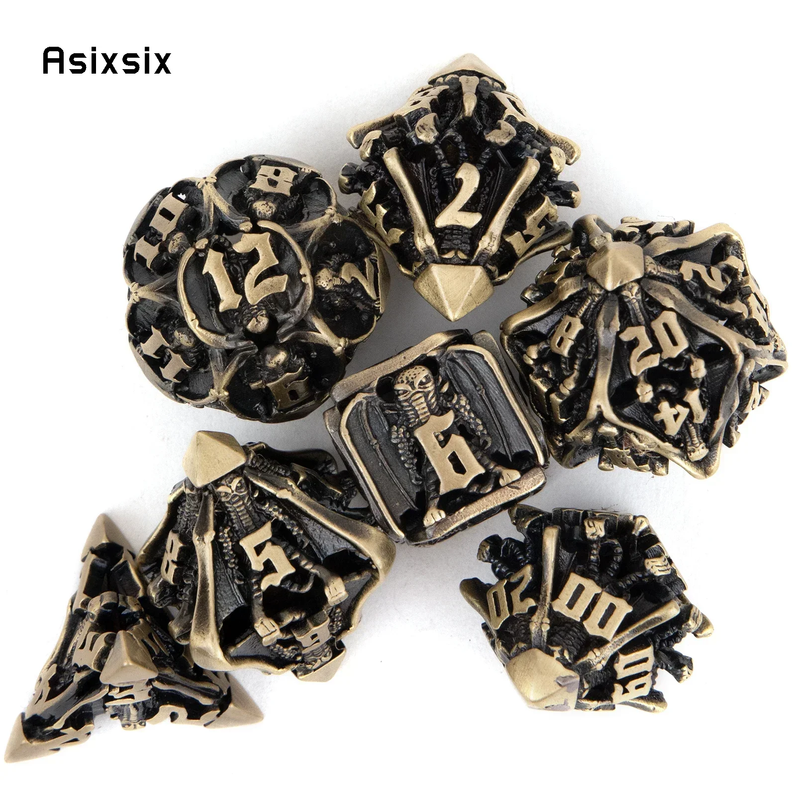 금속 주사위, 테이블탑 RPG 및 카드 게임에 적합,  - Dice Set Polyhedral 리뷰 및 가격