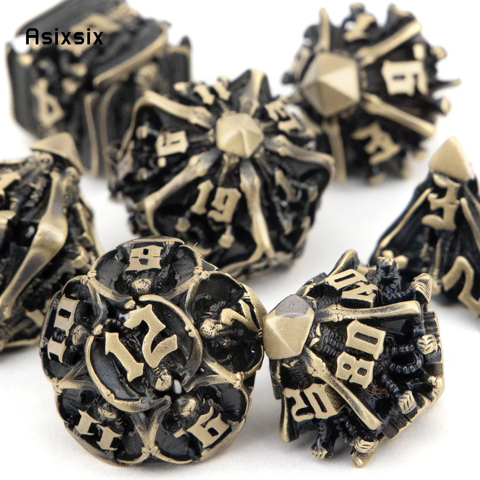 금속 주사위, 테이블탑 RPG 및 카드 게임에 적합,  - Dice Set Polyhedral 리뷰 및 가격