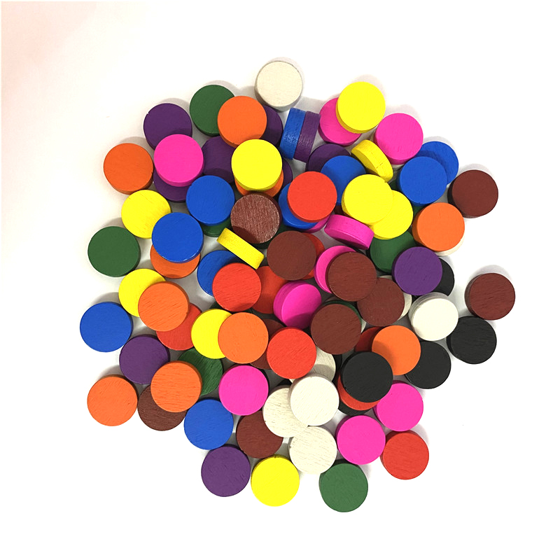 100 조각 직경 15*5MM 나무 전당포 게임 조각  - Board Game Impostor 리뷰 및 가격