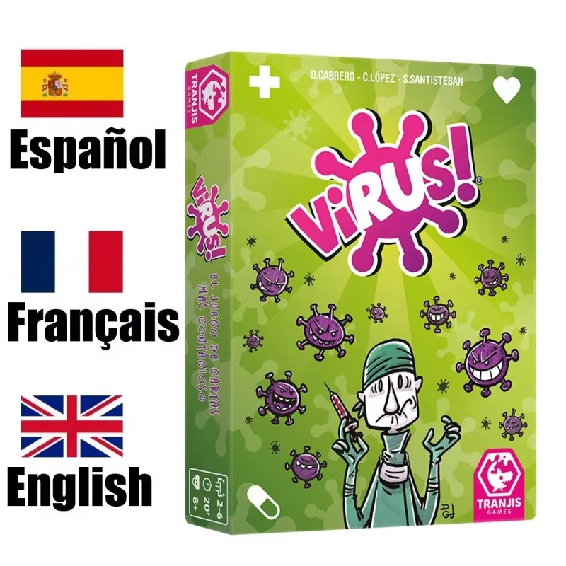 국경을 넘는 새로운 바이러스 슈퍼 바이러스 감염 카드  - Board Game Virus 리뷰 및 가격