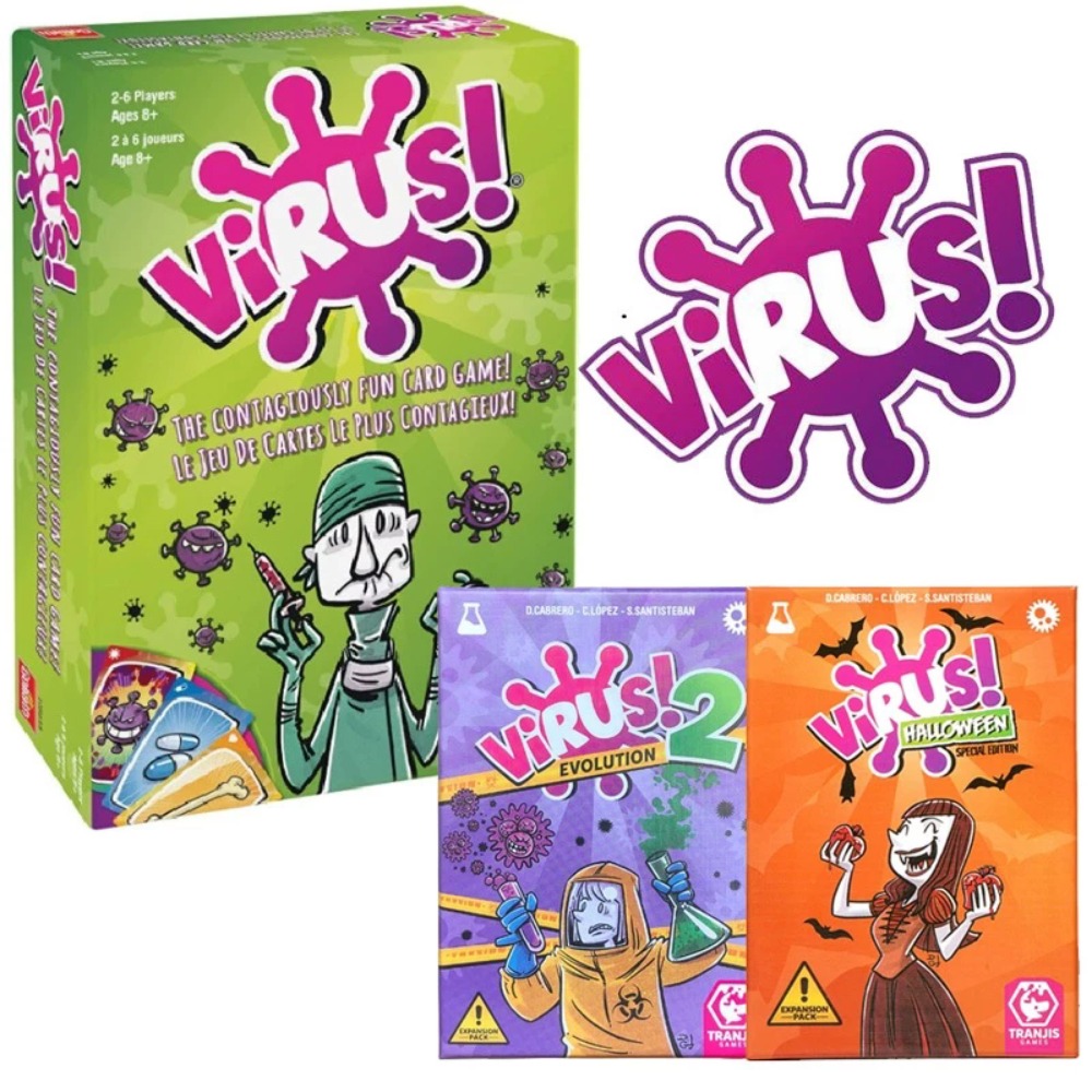 흥미로운 바이러스 카드 게임 & 바이러스 에볼루션 2  - Board Game Virus 리뷰 및 가격