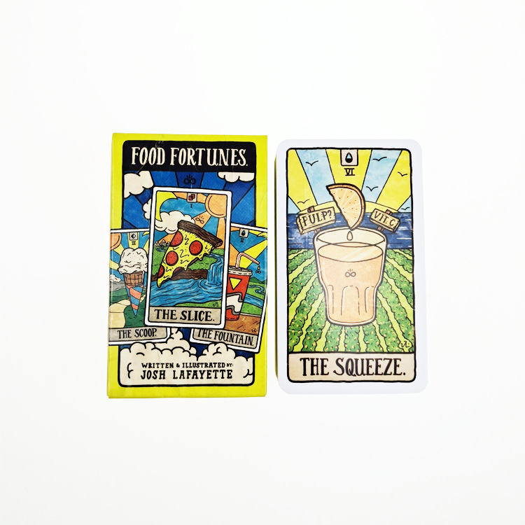 새로운 78개의 일러스트 음식 및 음료 카드 타로 컬렉 - Board Game Illustrator 리뷰 및 가격