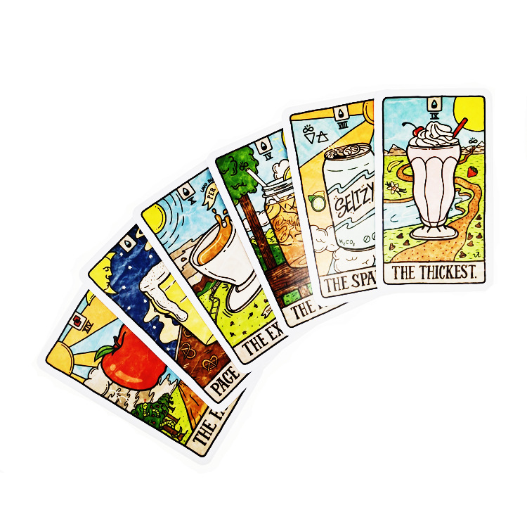 새로운 78개의 일러스트 음식 및 음료 카드 타로 컬렉 - Board Game Illustrator 리뷰 및 가격