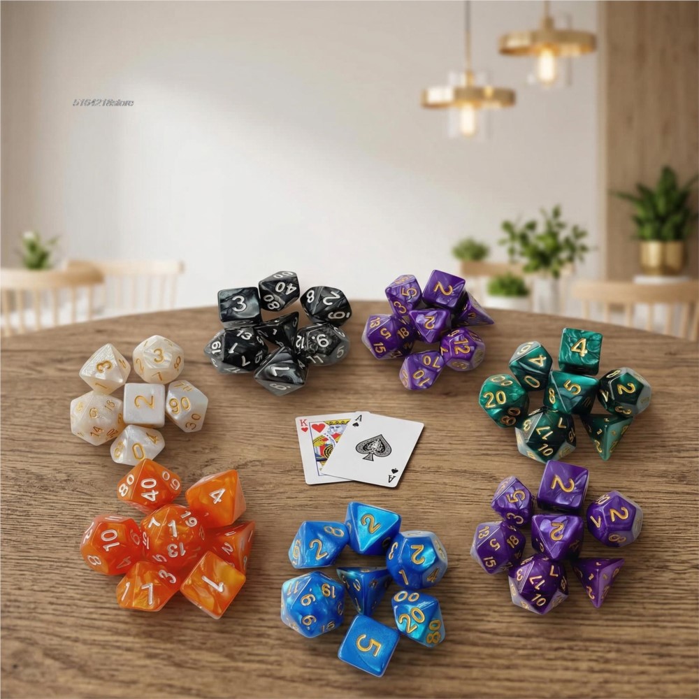 7pcs 세트 주사위 보드 게임 롤링 주사위 갤럭시 테 - Board Game Impostor 리뷰 및 가격