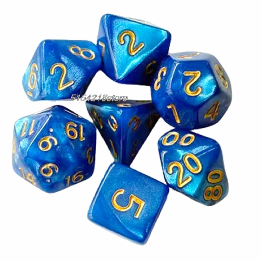 7pcs 세트 주사위 보드 게임 롤링 주사위 갤럭시 테 - Board Game Impostor 리뷰 및 가격