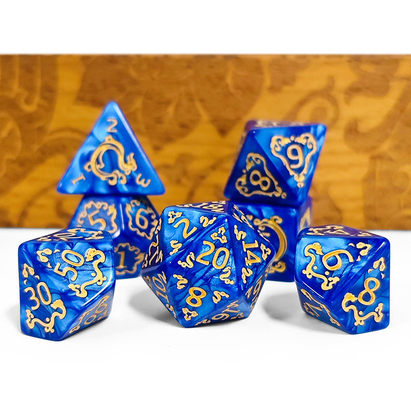 7pcs DND 주사위 7 개/대 드래곤 패턴 다면체  - Dice Set Polyhedral 리뷰 및 가격