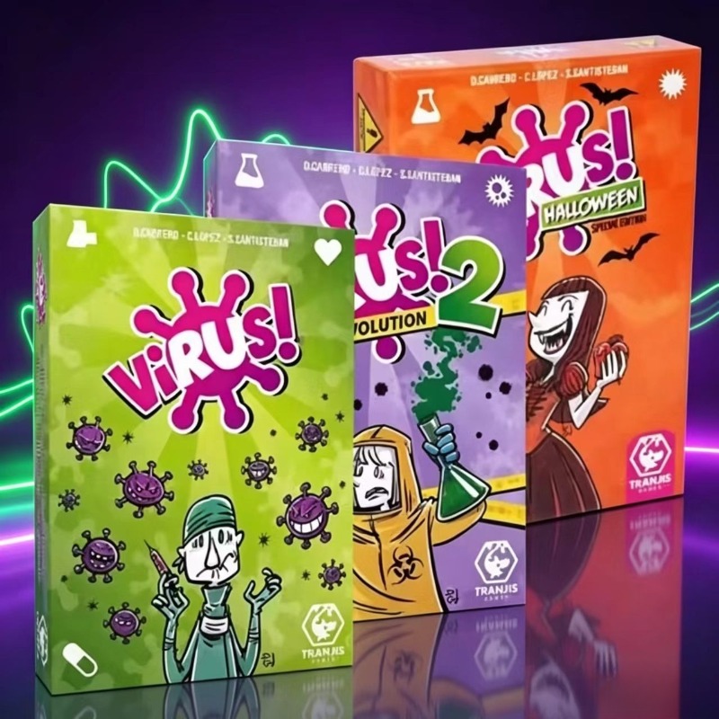 흥미로운 바이러스 카드 게임 & 바이러스 에볼루션 2  - Board Game Virus 리뷰 및 가격