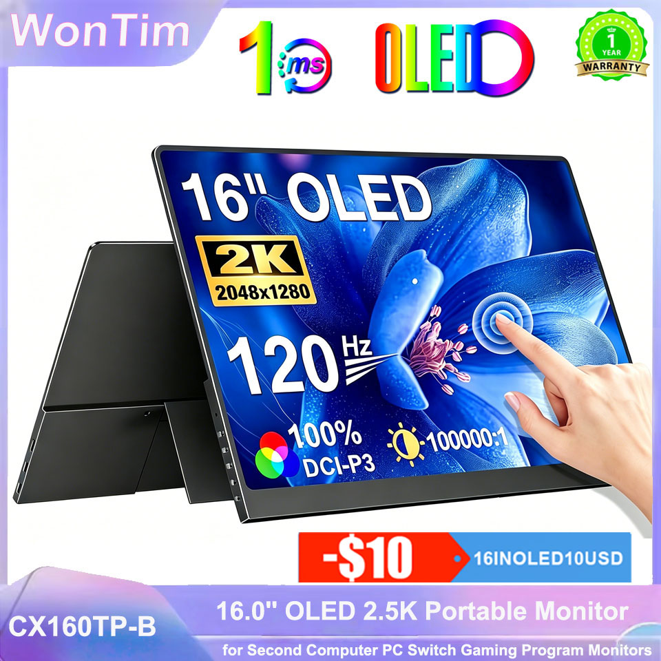 원팀 16.0인치 4K OLED 스크린 휴대용 모니터  - Board Game Pc 리뷰 및 가격