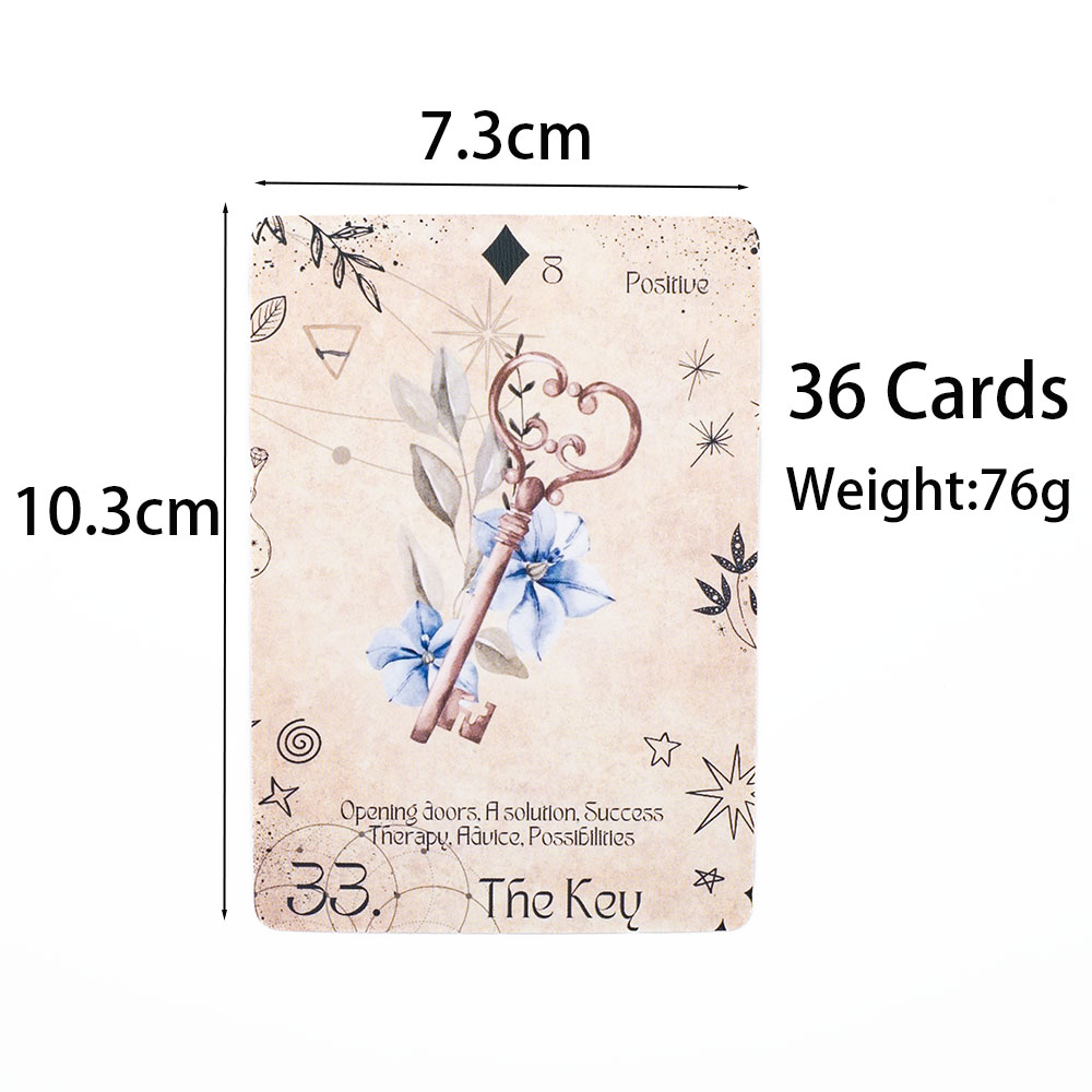현대 Lenormand 데크 보드 게임 영어 버전 36 - Board Game Illustrator 리뷰 및 가격