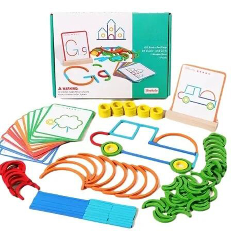 나무 크리 에이 티브 스틱과 반지 퍼즐 지능 게임 몬테 - Board Game Loop 리뷰 및 가격